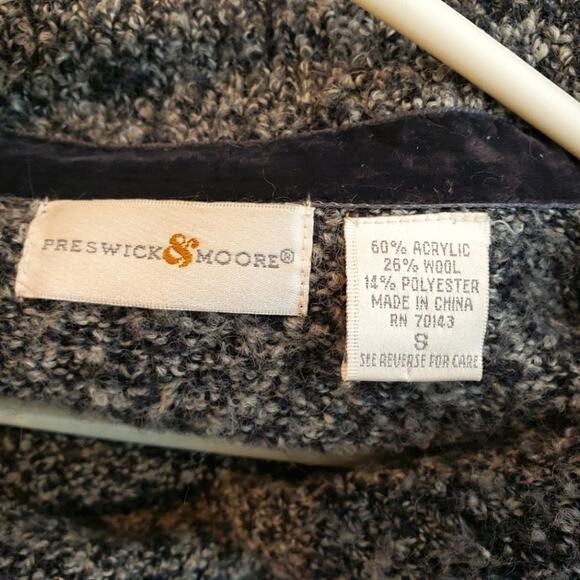 Preswick & Moore Wool Blend Button Up Cardigan Small - Picture 5 of 6